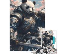 Rompecabezas para Adultos de 1000 Piezas Panda Fighter Diversión en casa un Juego de ingenio desafiante Apto para Mayores de 14 años 38x26cm
