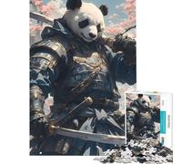 Rompecabezas para Adultos de 1000 Piezas Panda Fighter Ideal para cumpleaños Navidad decoración del hogar y Juegos Familiares para Mayores de 14 años Incluye Rompecabezas de 50x75cm
