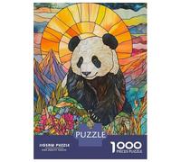 Rompecabezas para Adultos De 1000 Piezas Panda in Mountain Sunset Rompecabezas para Adultos Juegos De Relajación Análisis Y Lógica Cumpleaños Y Navidad 70x50cm/1000pcs