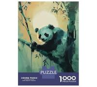 Rompecabezas para Adultos De 1000 Piezas Panda in The Bamboo Rompecabezas para Adultos Juegos Relajantes Decoración Perfecta Regalos para Reducir El Estrés 70x50cm/1000pcs