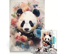 Rompecabezas para Adultos de 1000 Piezas Panda la Adorable Criatura Ideal para Relajarse Entrenar la Mente y Las Manos cumpleaños y Navidad 38x52cm