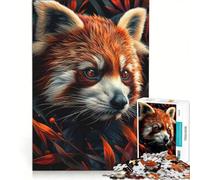 Rompecabezas para Adultos de 1000 Piezas Panda Rojo mi Amigo Divertido Juguetes antiestrés análisis y lógica Colección de Artistas Bellas Artes 50x75cm