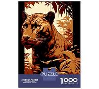 Rompecabezas para Adultos De 1000 Piezas Panther Pop Art Rompecabezas para Adultos Juego Práctico Oferta De Regalo De Cumpleaños como Regalos para Toda La Familia 38x26cm/1000pcs