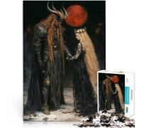 Rompecabezas para Adultos de 1000 Piezas Pareja de fantasía Oscura Juego desafiante y Juego Familiar Cumpleaños 38x26cm