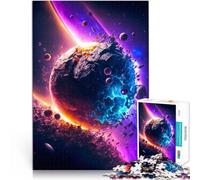 Rompecabezas para Adultos de 1000 Piezas Partículas cósmicas Juego desafiante y Juego Familiar Interacción Entre Padres e Hijos 52x38cm