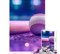 Rompecabezas para Adultos de 1000 Piezas pasión por el béisbol decoración del hogar Juguetes Regalo Divertido Juego Educativo descompresión Intelectual tamaño 38x26cm