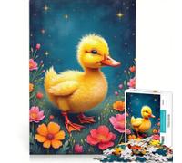 Rompecabezas para Adultos de 1000 Piezas Patito Estrellado Juguete Educativo difícil y desafiante Que Mejora el Amor Entre Parejas 50x75cm