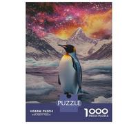 Rompecabezas para Adultos De 1000 Piezas Penguin in Cosmos-5 Rompecabezas para Adultos Juego Práctico Oferta De Regalo De Cumpleaños como Regalos para Toda La Familia 38x26cm/1000pcs