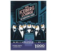 Rompecabezas para Adultos De 1000 Piezas Penguin Mafia Fishy Business Deals Rompecabezas para Adultos Juguetes Antiestrés Decoración Actividades Divertidas En Casa 70x50cm/1000pcs
