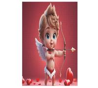 Rompecabezas para adultos de 1000 piezas, pequeño ángel lindo, rompecabezas de madera, desafío cerebral, juego de juguetes (78×53cm)