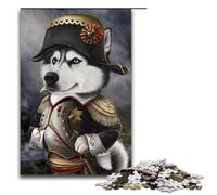 Rompecabezas para Adultos de 1000 Piezas, Perro Husky, Emperador Napoleón, Rompecabezas, Juegos educativos para el hogar, Juguetes de Bricolaje, Gran Regalo para Juegos, 1000 Piezas
