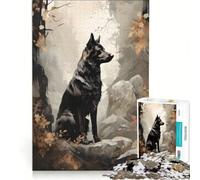 Rompecabezas para Adultos de 1000 Piezas Perros a Plena luz del día atrevidas Carreras decoración de Pared desafiante para completar cumpleaños 38x26cm