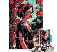 Rompecabezas para Adultos de 1000 Piezas Perséfone Reina del inframundo Rompecabezas para Adultos Juegos relajantes Regalo de cumpleaños (tamaño 50x75cm)