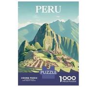 Rompecabezas para Adultos De 1000 Piezas Peru Machu Picchu Travel Rompecabezas para Adultos Juegos Familiares Mejoran La Memoria Reducción del Estrés Regalos 70x50cm/1000pcs