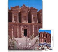 Rompecabezas para Adultos de 1000 Piezas, Petra, la Ciudad perdida, Juego Educativo Familiar, decoración, Obra de Arte, Regalo, tamaño 50x75cm