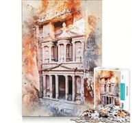 Rompecabezas para Adultos de 1000 Piezas Petra Treasury Jordan Juguetes para armar desafiante de completar colección de Artistas Bellas Artes 38x26cm