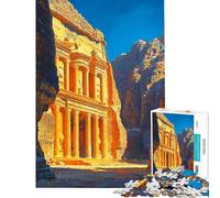 Rompecabezas para Adultos de 1000 Piezas Petra Treasury Juego práctico de Corte de precisión cumpleaños (tamaño 38x52cm)