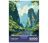 Rompecabezas Para Adultos De 1000 Piezas Phong Nha-Ke Bang National Park, Vietnam Rompecabezas Para Adolescentes Juegos Familiares Ensamblaje De Patrones Actividades Divertidas En Casa 38x26cm/1000pcs