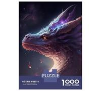Rompecabezas para Adultos De 1000 Piezas Pink Space Dragon Rompecabezas para Adultos Juegos Divertidos Decoración 52x38cm/1000pcs
