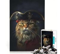 Rompecabezas para Adultos de 1000 Piezas, Piratas Gato III, Juguetes antiestrés, Corte de precisión, colección de Artistas, Bellas Artes 50x75cm