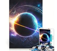 Rompecabezas para Adultos de 1000 Piezas Planetas del Universo Juguetes para armar interacción Entre Padres e Hijos cumpleaños y Navidad 38x26cm