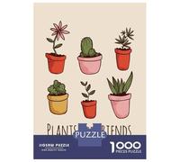 Rompecabezas para Adultos De 1000 Piezas Plants Are Friends Garden Rompecabezas para Adultos Juguete Decoración De Pared Corte De Precisión 52x38cm/1000pcs