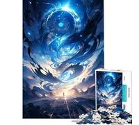 Rompecabezas para Adultos de 1000 Piezas Poder Divino para Juegos educativos desafíos Juguetes relajantes Mejora de la Memoria Regalo de cumpleaños (tamaño 38x26cm)