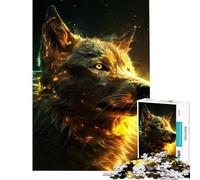 Rompecabezas para Adultos de 1000 Piezas Poderoso Lobo y diversión eléctrica en casa Juegos educativos de decoración artística para el hogar para Mayores de 14 años Juego de Rompecabezas Disponible