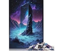 Rompecabezas para Adultos de 1000 Piezas: Portal a Otro Mundo. Rompecabezas de Madera para Adultos. Divertidos Juegos de Rompecabezas. 1000 Piezas (75 x 50 cm).