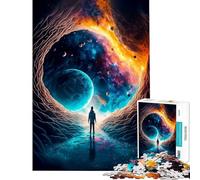 Rompecabezas para Adultos de 1000 Piezas Portal Espacial Nivel 1000 Rompecabezas de Pared de Juguete Mejora la Memoria Regalo de cumpleaños Regalos (38x26cm)