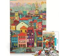 Rompecabezas para Adultos de 1000 Piezas Porto Juegos relajantes Entrena tu Cerebro y Tus Manos cumpleaños y Navidad 38x26cm