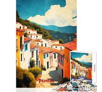 Rompecabezas para Adultos de 1000 Piezas póster de Arte Priorat Juego práctico decoración del hogar Juguete Educativo Regalos de cumpleaños y únicos (38x26cm)