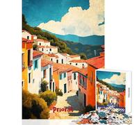 Rompecabezas para Adultos de 1000 Piezas póster de Arte Priorat Juegos relajantes Juguete Educativo de Aprendizaje decoración de Pared Interesante para Reducir el estrés (38x52cm)