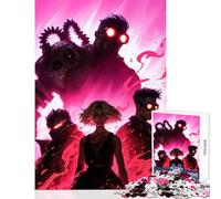 Rompecabezas para Adultos de 1000 Piezas póster de Personajes ciberpunk decoración del hogar Juguetes Obra de Arte Regalo para Juego Educativo Lista de Deseos con Papá Noel tamaño 50x75cm