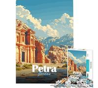 Rompecabezas para Adultos de 1000 Piezas póster Vintage de Petra Jordan Juego desafiante Juguetes educativos decoración Perfecta Regalo Divertido (tamaño 38x26cm)