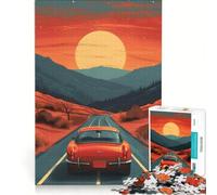 Rompecabezas para Adultos de 1000 Piezas póster Vintage Juego Imposible Vacaciones en casa Matar el Tiempo cumpleaños y Navidad 38x26cm