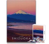 Rompecabezas para Adultos de 1000 Piezas, prefectura de Shizuoka, Japón, Juegos Familiares, una Obra de Arte, Regalos de Amigo Secreto, tamaño 38x26cm