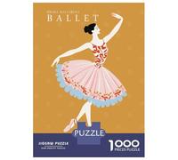 Rompecabezas para Adultos De 1000 Piezas Prima Ballerina Ballet Poster Rompecabezas para Adultos Juego Práctico Decoración De Pared Cumpleaños Y Navidad 38x26cm/1000pcs