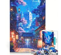 Rompecabezas para Adultos de 1000 Piezas Primavera de Tokio un Juego práctico Divertido y con Humor Ideal para Decorar el Escritorio 50x75cm