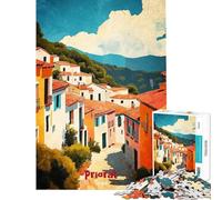 Rompecabezas para Adultos de 1000 Piezas Priorat Art Poster Jigsaw para Adultos Juegos de relajación Mejora la Memoria cumpleaños y Navidad (tamaño 38x26cm)