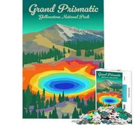 Rompecabezas para Adultos de 1000 Piezas prismático Grande para Juegos educativos desafíos Juguetes y Juegos relajantes Una Obra de Arte Regalos para Hombres y Mujeres (tamaño 38x52cm)