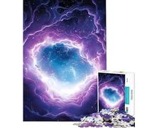 Rompecabezas para Adultos de 1000 Piezas Puerta de la Nebulosa Cósmica Juego Educativo Juguete Juego Intelectual Gran Regalo para los Amantes de los Juegos desafío difícil (tamaño 38x52cm)