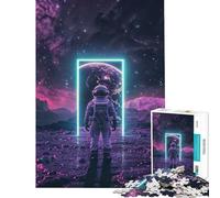Rompecabezas para Adultos de 1000 Piezas Puerta del Portal Espacial Ideal para cumpleaños y Navidad Juguete Educativo de análisis y lógica para Mayores de 14 años (38x52cm)