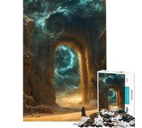 Rompecabezas para Adultos de 1000 Piezas Puerta Estrellada al Infinito - Rompecabezas de 1000 Piezas para decoración del hogar - Juguetes de Corte de precisión cumpleaños