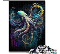 Rompecabezas para Adultos de 1000 Piezas: Pulpo Mágico, Juego Interactivo Familiar, navideño, Juego de Actividades Familiares (tamaño: 50x75cm)