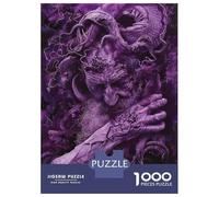 Rompecabezas para Adultos De 1000 Piezas Purple Demon Art Print Rompecabezas para Adolescentes Juguetes De Bricolaje Corte De Precisión Difícil Y Desafiante 70x50cm/1000pcs