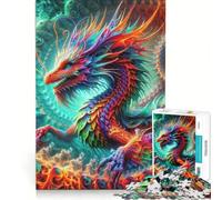 Rompecabezas para Adultos de 1000 Piezas Quantum Dracoscale Enigma Juguetes para armar desafiante de completar colección de Artistas Bellas Artes 38x26cm
