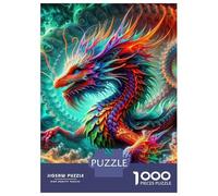 Rompecabezas para Adultos De 1000 Piezas Quantum Dracoscale Enigma Rompecabezas para Adultos Juegos Familiares Montaje De Patrones Cumpleaños Y Navidad 52x38cm/1000pcs
