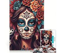Rompecabezas para Adultos de 1000 Piezas Que celebra la Vida y la Muerte, Juguetes antiestrés, Corte de precisión, colección de Artistas, Bellas Artes 38x52cm