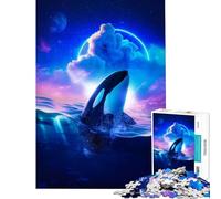 Rompecabezas para Adultos de 1000 Piezas ¿Qué Hay sobre el mar? Juegos relajantes Juguetes Juegos educativos Regalo de cumpleaños Divertidos y con Humor (tamaño 50x75cm)